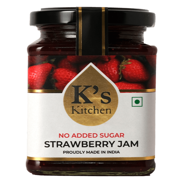 No Added Sugar Whole Strawberry Jam
